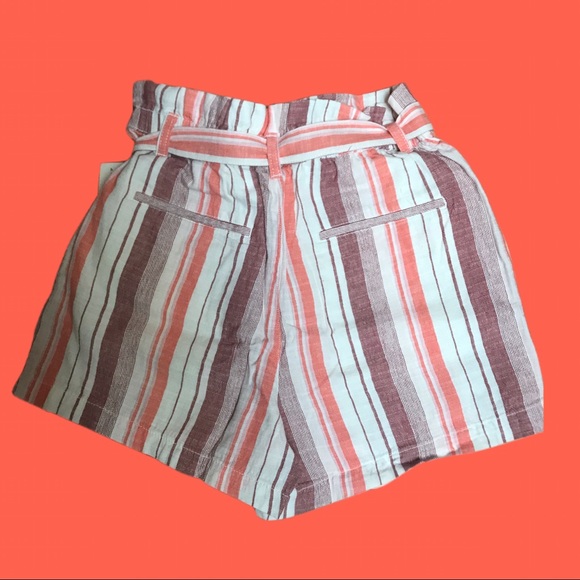 A.N.A.  Paper Bag High Rise Front Tie Shorts - Picture 2 of 5